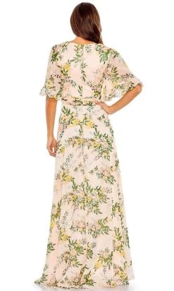 Ieena Duggal 11320 - V-Neck Floral Dress 5 Ieena Duggal 11320 - V-Neck Floral Dress
