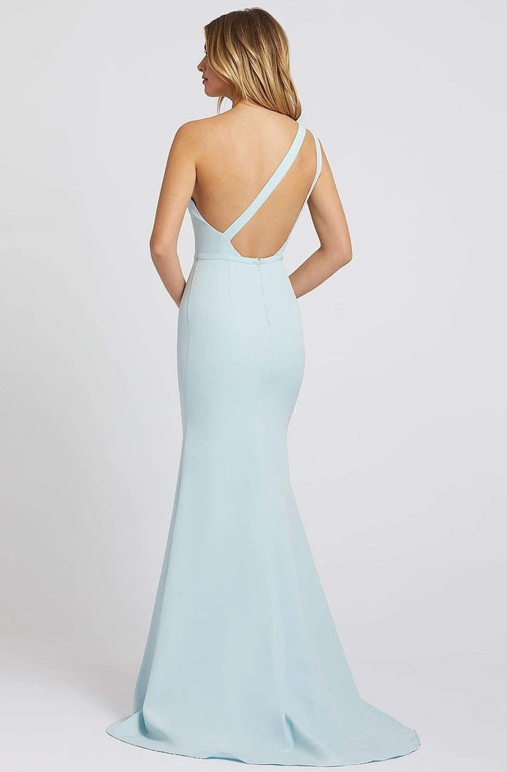 Ieena Duggal - 26266I Asymmetrical Strapped Open Back Gown 4 Ieena Duggal - 26266I Asymmetrical Strapped Open Back Gown