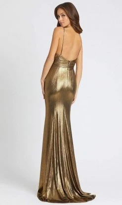 Ieena Duggal - 26408 Plunging Neck Lustrous Evening Gown 6 Ieena Duggal - 26408 Plunging Neck Lustrous Evening Gown