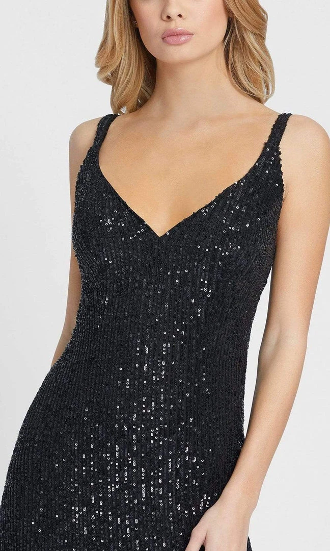 Ieena Duggal - 26443 Sleeveless Fitted High Leg Slit Sequin Gown 5 Ieena Duggal - 26443 Sleeveless Fitted High Leg Slit Sequin Gown