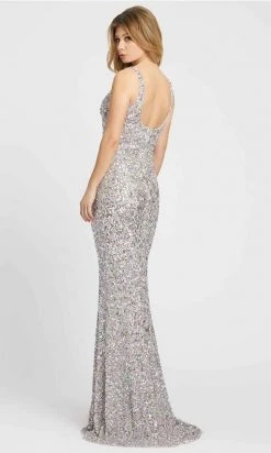 Ieena Duggal - 26469I Sleeveless V-Neck Shimmer Sequin Gown Mac Duggal 6 Ieena Duggal - 26469I Sleeveless V-Neck Shimmer Sequin Gown Mac Duggal