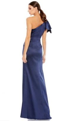 Ieena Duggal - 26521 Flutter Sleeve One Shoulder Gown