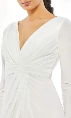 Ieena Duggal - 26554I Long Sleeve High Slit Dress 13 Ieena Duggal - 26554I Long Sleeve High Slit Dress