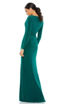 Ieena Duggal - 26554I Long Sleeve High Slit Dress 9 Ieena Duggal - 26554I Long Sleeve High Slit Dress