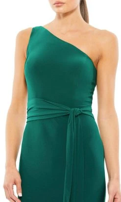 Ieena Duggal 26581 - One Shoulder Jerser Gown