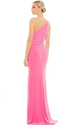 Ieena Duggal 26581 - One Shoulder Jerser Gown