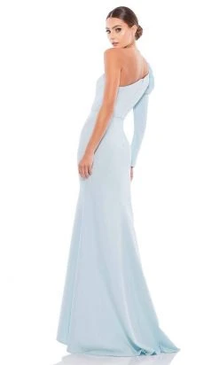 Ieena Duggal - 26592I Puff Long Sleeve One Shoulder Gown 12 Ieena Duggal - 26592I Puff Long Sleeve One Shoulder Gown