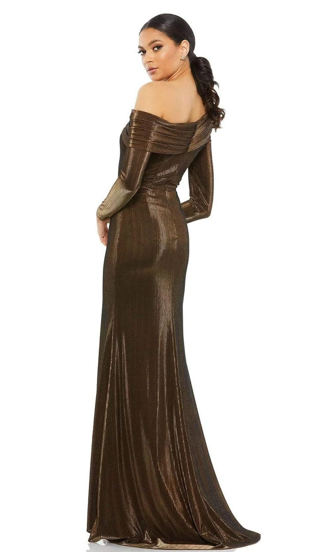 Ieena Duggal - 26660 Asymmetric Pleated Formal Gown 4 Ieena Duggal - 26660 Asymmetric Pleated Formal Gown