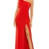 Ieena Duggal 26665 - Asymmetric Neckline One-Shoulder Sheath Dress
