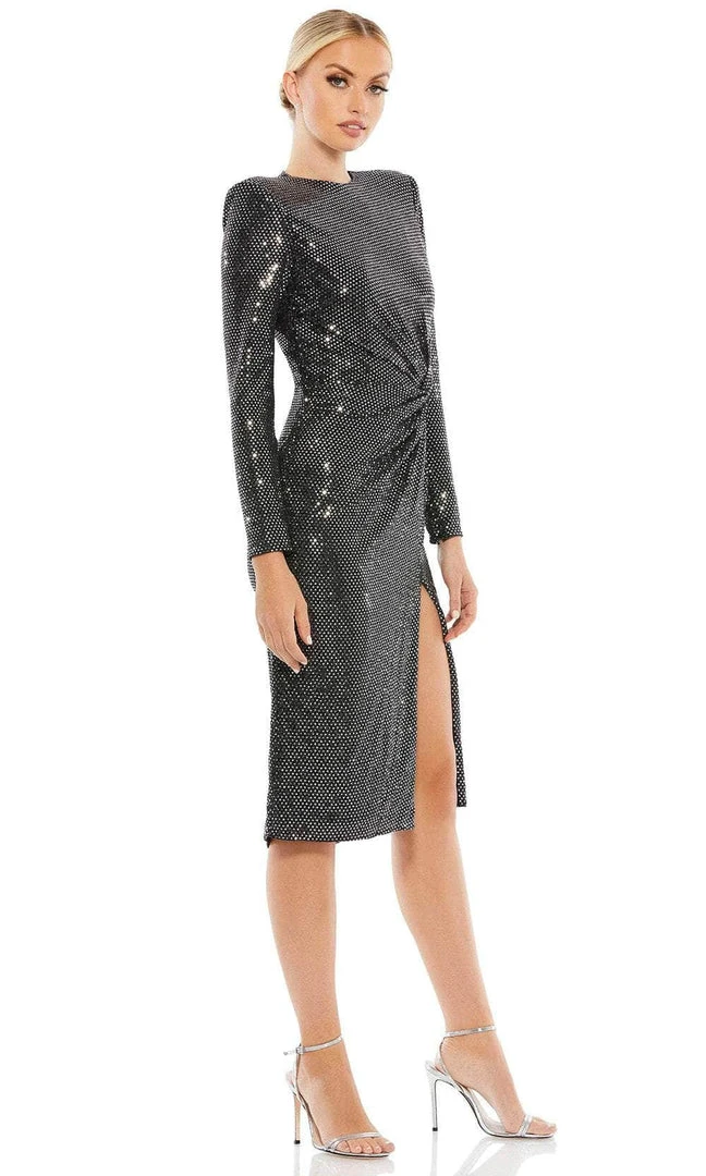 Ieena Duggal 26721 - Jewel Neck Ruched Evening Dress 6 Ieena Duggal 26721 - Jewel Neck Ruched Evening Dress