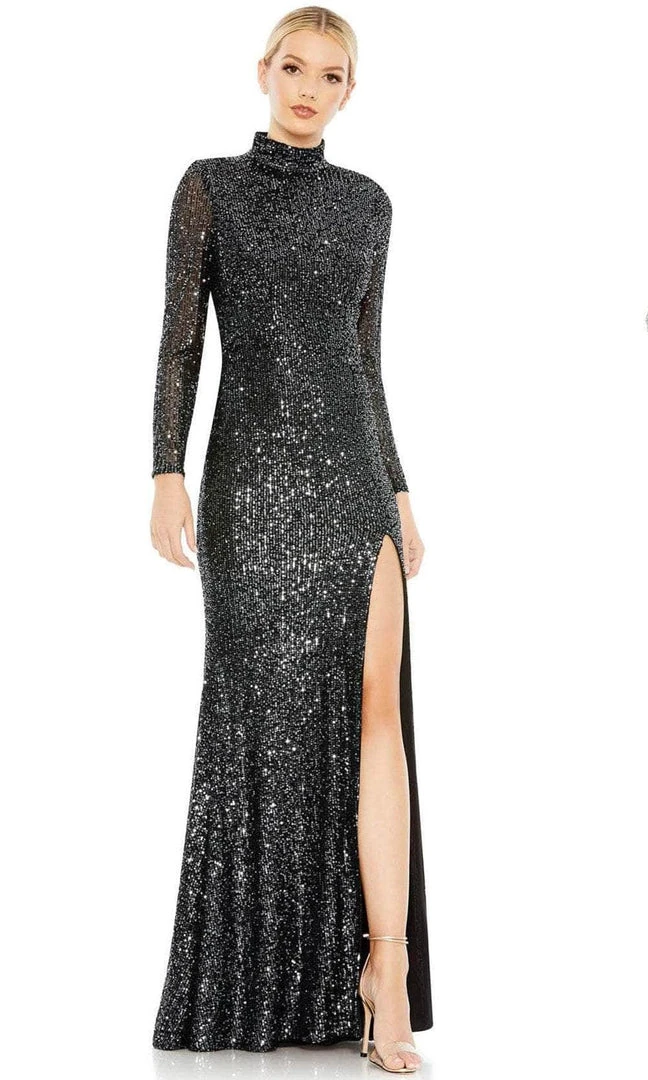 Ieena Duggal 42014 - High Neck Sequin Evening Dress 5 Ieena Duggal 42014 - High Neck Sequin Evening Dress