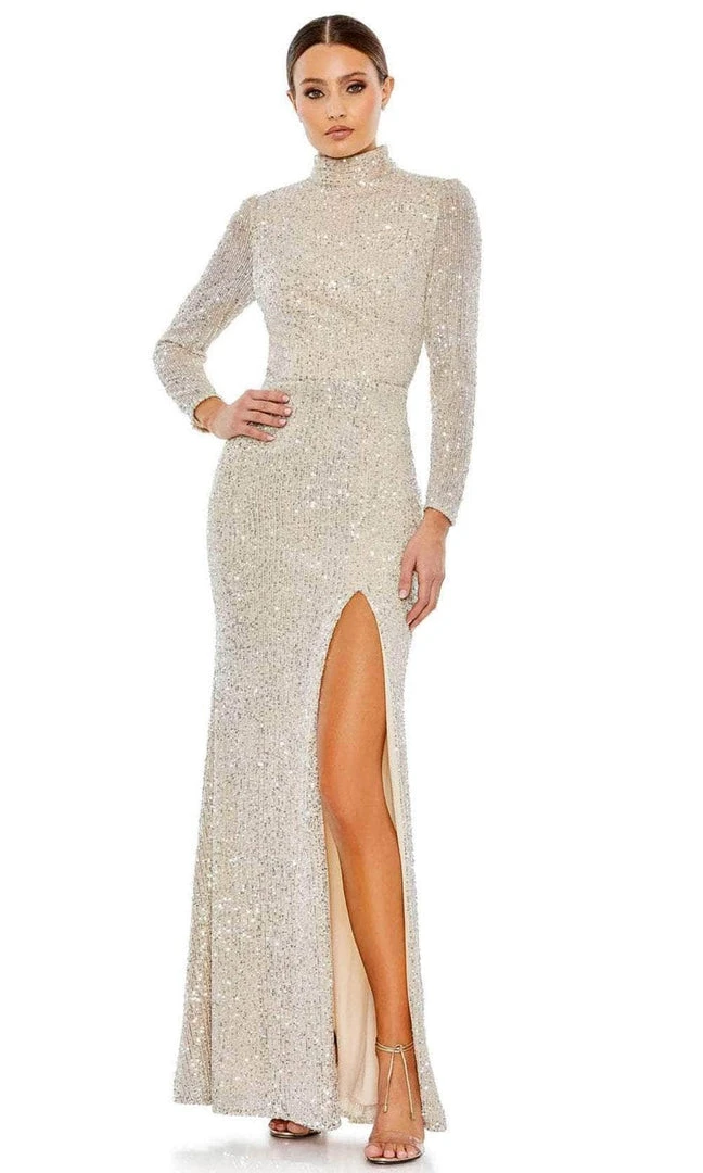 Ieena Duggal 42014 - High Neck Sequin Evening Dress 3 Ieena Duggal 42014 - High Neck Sequin Evening Dress