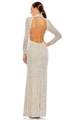 Ieena Duggal 42014 - High Neck Sequin Evening Dress 6 Ieena Duggal 42014 - High Neck Sequin Evening Dress