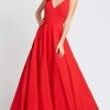 Ieena Duggal - 48924 Sleeveless V-Neck A-Line Gown 1 Ieena Duggal - 48924 Sleeveless V-Neck A-Line Gown