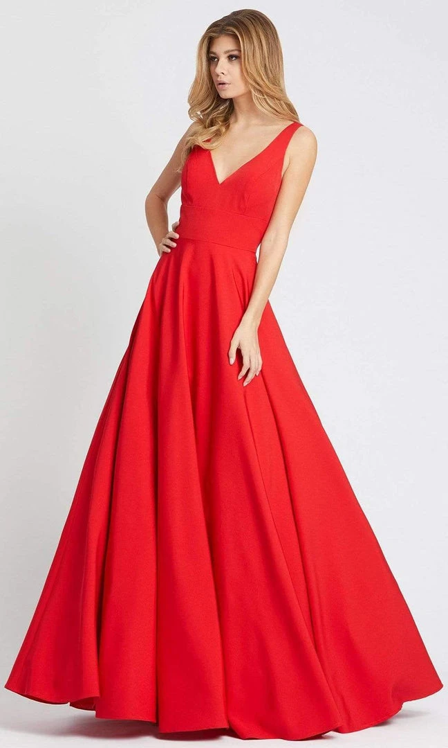 Ieena Duggal - 48924 Sleeveless V-Neck A-Line Gown 3 Ieena Duggal - 48924 Sleeveless V-Neck A-Line Gown