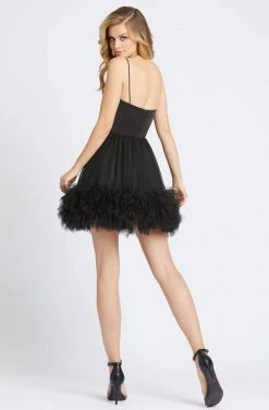 Ieena Duggal - 48941I Scoop Neck Tulle A-line Dress