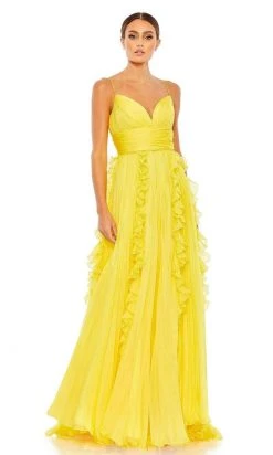 Ieena Duggal - 49533 Ruffle Trimmed A-Line Gown 10 Ieena Duggal - 49533 Ruffle Trimmed A-Line Gown