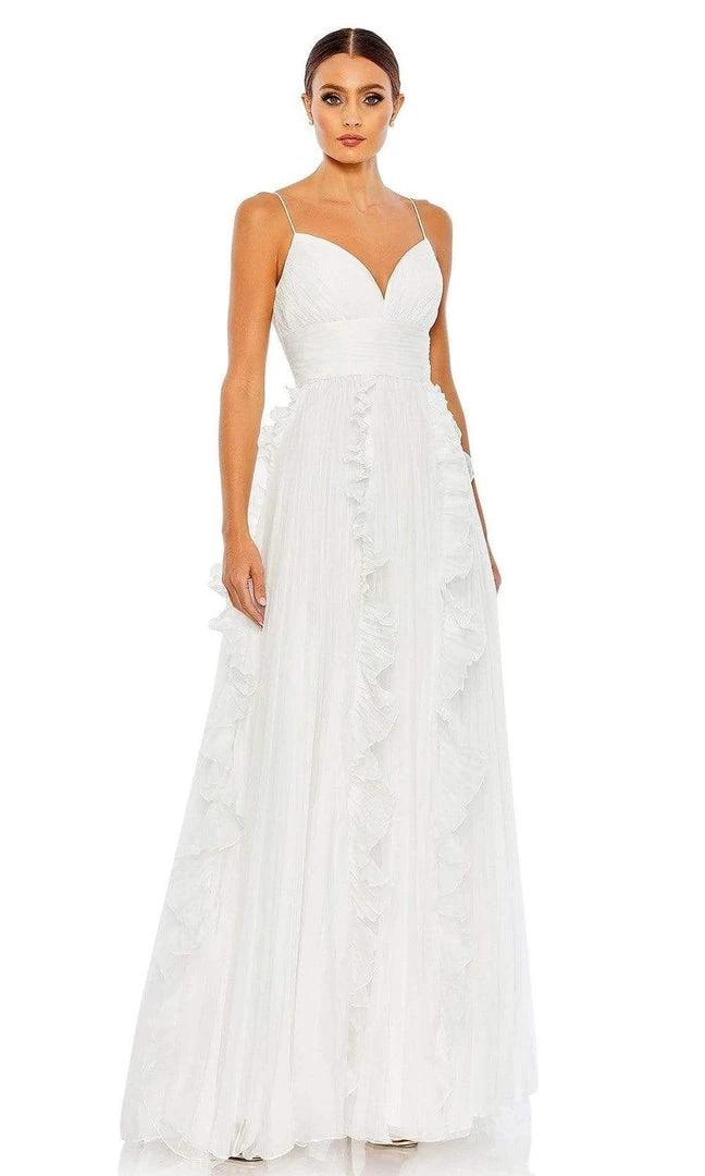 Ieena Duggal - 49533 Ruffle Trimmed A-Line Gown 7 Ieena Duggal - 49533 Ruffle Trimmed A-Line Gown