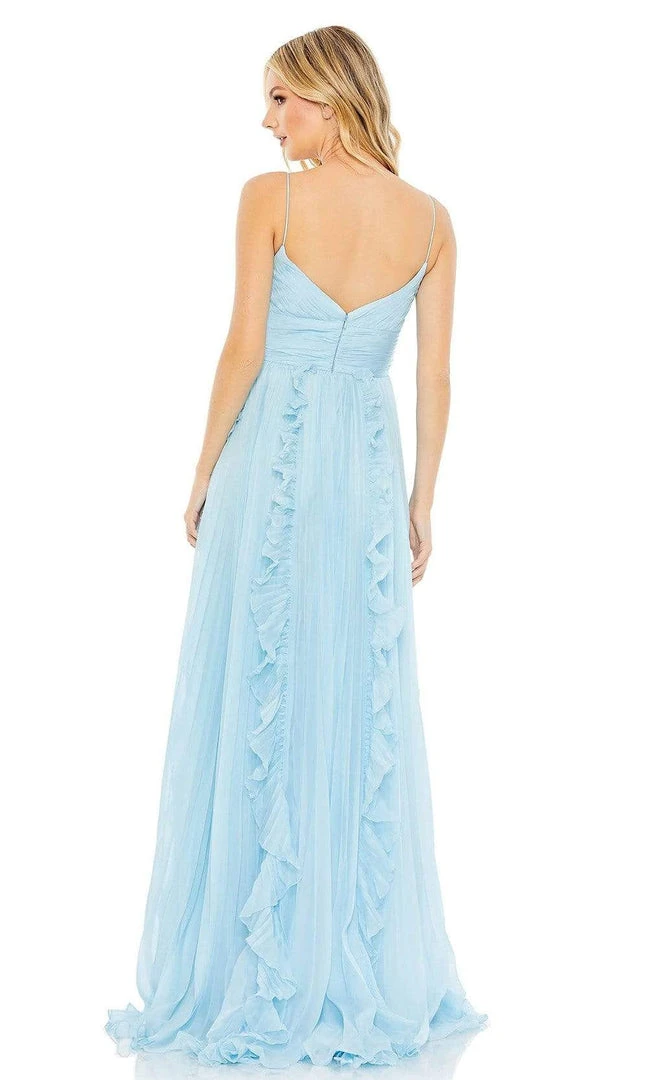 Ieena Duggal - 49533 Ruffle Trimmed A-Line Gown 4 Ieena Duggal - 49533 Ruffle Trimmed A-Line Gown