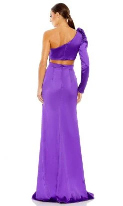 Ieena Duggal 49570 - One Puff Sleeve Long Dress