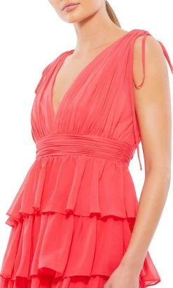 Ieena Duggal 55403 - Ruffled V-neck Short Dress 7 Ieena Duggal 55403 - Ruffled V-neck Short Dress