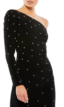 Ieena Duggal 55667 - Jewel-Ornate One Shoulder Cocktail Dress 9 Ieena Duggal 55667 - Jewel-Ornate One Shoulder Cocktail Dress