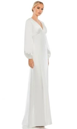 Ieena Duggal 55693 - Bishop Sleeve Evening Gown | Couture Candy