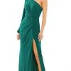Ieena Duggal - 67879I One Shoulder Draped High Slit Gown 1 Ieena Duggal - 67879I One Shoulder Draped High Slit Gown