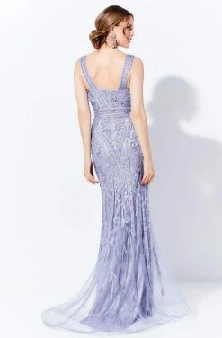 Ivonne D By Mon Cheri - 120D03W Embroidered V-Neck Long Dress Ivonne D For Mon Cheri 21 Ivonne D By Mon Cheri - 120D03W Embroidered V-Neck Long Dress Ivonne D For Mon Cheri