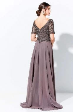 Ivonne D By Mon Cheri - 120D04 Beaded Long A-Line Dress 11 Ivonne D By Mon Cheri - 120D04 Beaded Long A-Line Dress