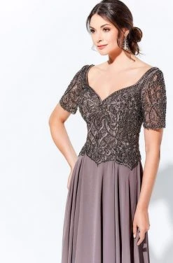 Ivonne D By Mon Cheri - 120D04 Beaded Long A-Line Dress 12 Ivonne D By Mon Cheri - 120D04 Beaded Long A-Line Dress