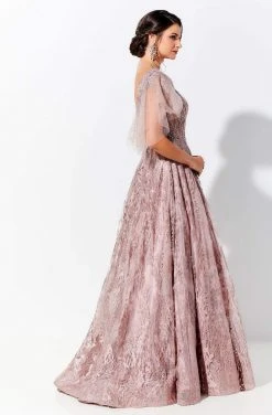 Ivonne D By Mon Cheri - 120D10W Detachable Sleeves Embellished Dress 24 Ivonne D By Mon Cheri - 120D10W Detachable Sleeves Embellished Dress