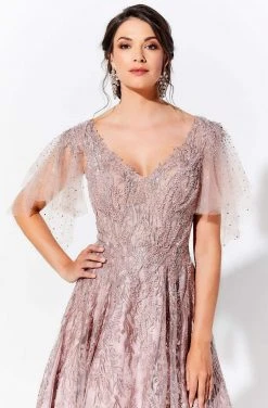 Ivonne D By Mon Cheri - 120D10W Detachable Sleeves Embellished Dress 21 Ivonne D By Mon Cheri - 120D10W Detachable Sleeves Embellished Dress