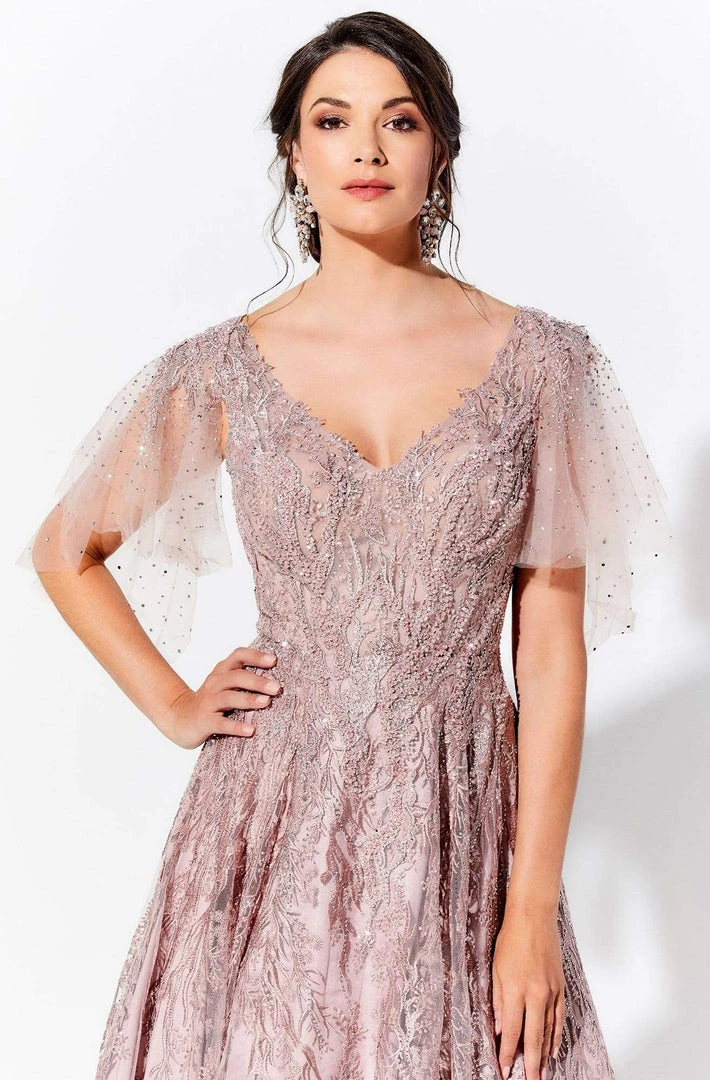 Ivonne D By Mon Cheri - 120D10W Detachable Sleeves Embellished Dress 5 Ivonne D By Mon Cheri - 120D10W Detachable Sleeves Embellished Dress