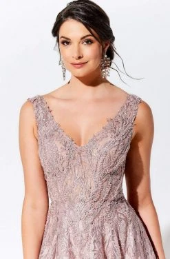 Ivonne D By Mon Cheri - 120D10W Detachable Sleeves Embellished Dress 22 Ivonne D By Mon Cheri - 120D10W Detachable Sleeves Embellished Dress