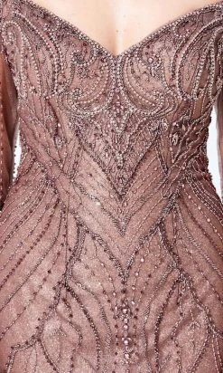 Ivonne D For Mon Cheri Ivonne D By Mon Cheri - 220D32 Metallic Sheath Gown