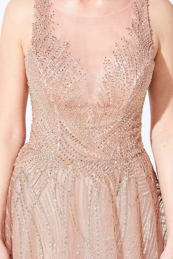 Ivonne D For Mon Cheri Ivonne D By Mon Cheri - 220D37 Illusion Scoop Back Dress 8 Ivonne D For Mon Cheri Ivonne D By Mon Cheri - 220D37 Illusion Scoop Back Dress