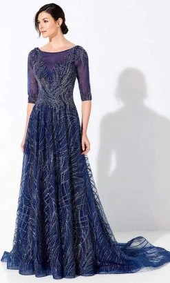 Ivonne D For Mon Cheri Ivonne D By Mon Cheri - 220D37 Illusion Scoop Back Dress