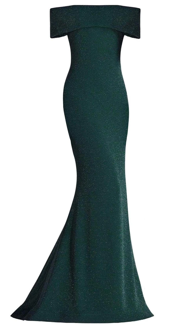 Janique - 2933 Off Shoulder Glitter Mermaid Gown 11 Janique - 2933 Off Shoulder Glitter Mermaid Gown