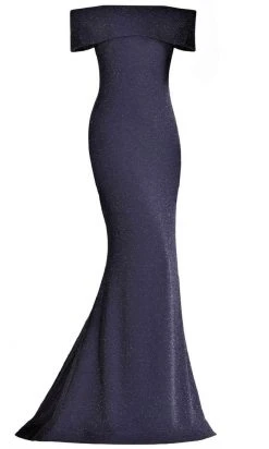 Janique - 2933 Off Shoulder Glitter Mermaid Gown 13 Janique - 2933 Off Shoulder Glitter Mermaid Gown