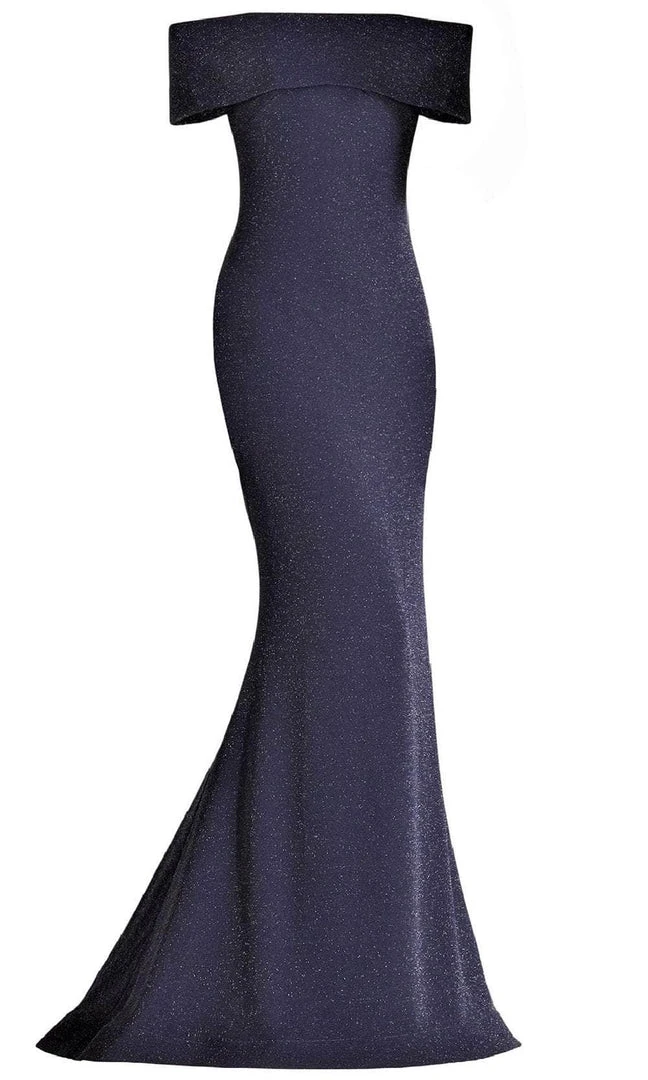 Janique - 2933 Off Shoulder Glitter Mermaid Gown 5 Janique - 2933 Off Shoulder Glitter Mermaid Gown