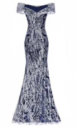 Janique - 62125 Metallic Ombre Trumpet Gown 9 Janique - 62125 Metallic Ombre Trumpet Gown