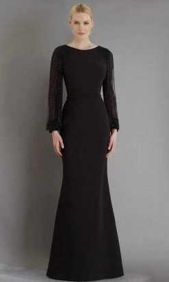 Janique BSH-001 - Long Sleeves Bateau Neck Formal Dress 17 Janique BSH-001 - Long Sleeves Bateau Neck Formal Dress