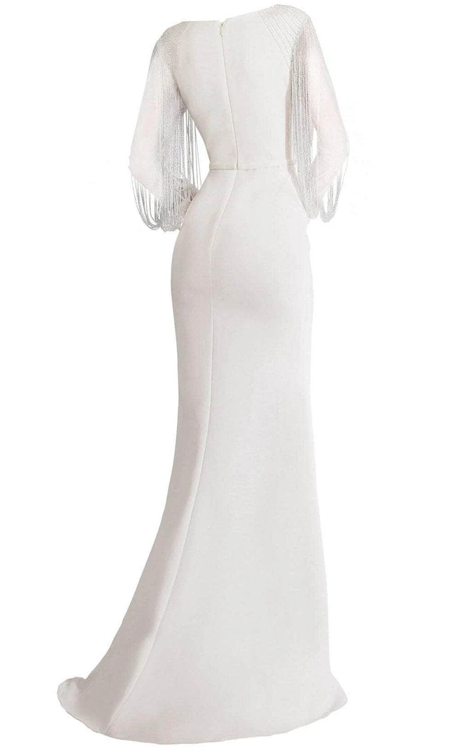 Janique BSH-001 - Long Sleeves Bateau Neck Formal Dress 7 Janique BSH-001 - Long Sleeves Bateau Neck Formal Dress