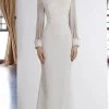 Janique BSH-001 - Long Sleeves Bateau Neck Formal Dress 1 Janique BSH-001 - Long Sleeves Bateau Neck Formal Dress