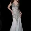 Jasz Couture - 4614 Dress In Silver