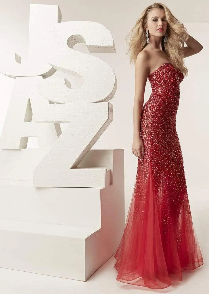 Jasz Couture - 6216 Applique Sweetheart Trumpet Dress 3 Jasz Couture - 6216 Applique Sweetheart Trumpet Dress