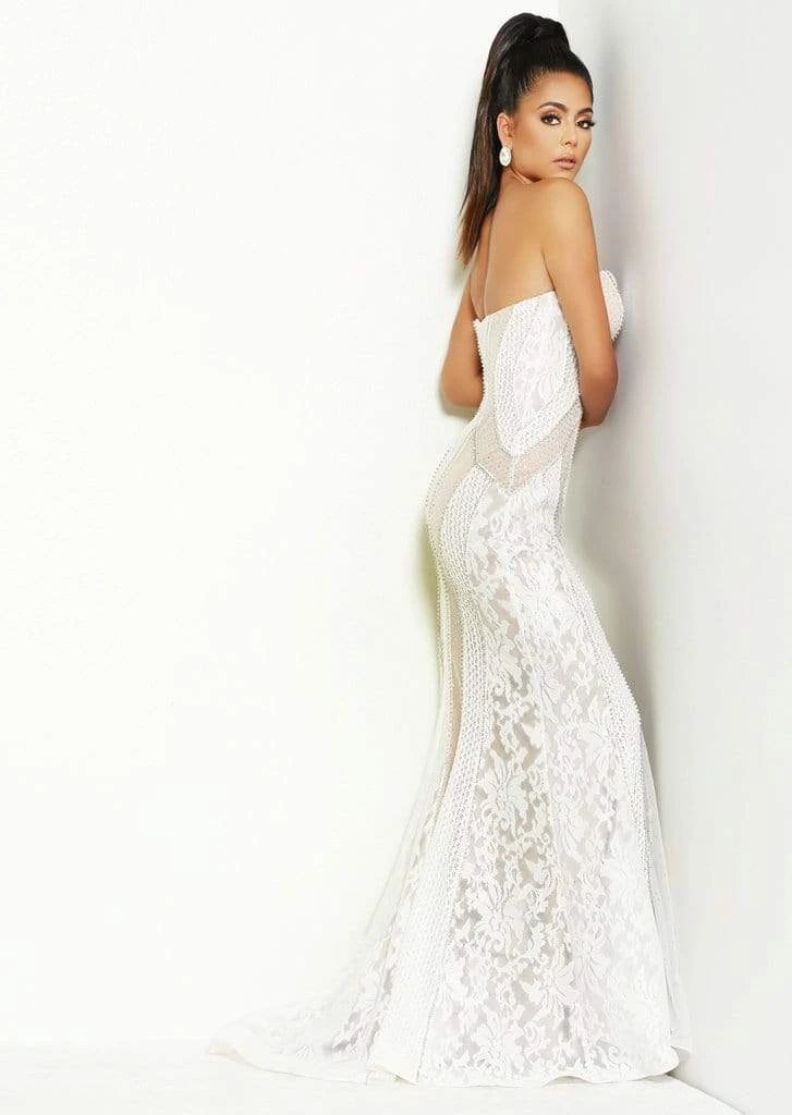 Jasz Couture - 6478 Beaded Lace Deep Sweetheart Trumpet Dress 5 Jasz Couture - 6478 Beaded Lace Deep Sweetheart Trumpet Dress