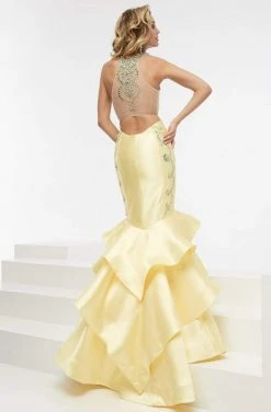 Jasz Couture - Two-Piece Beaded Mermaid Dress 5938