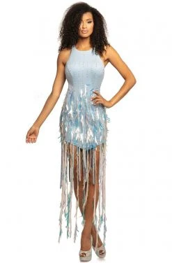 Johnathan Kayne - 2105 Applique Halter High Low Sheath Dress Party Dresses